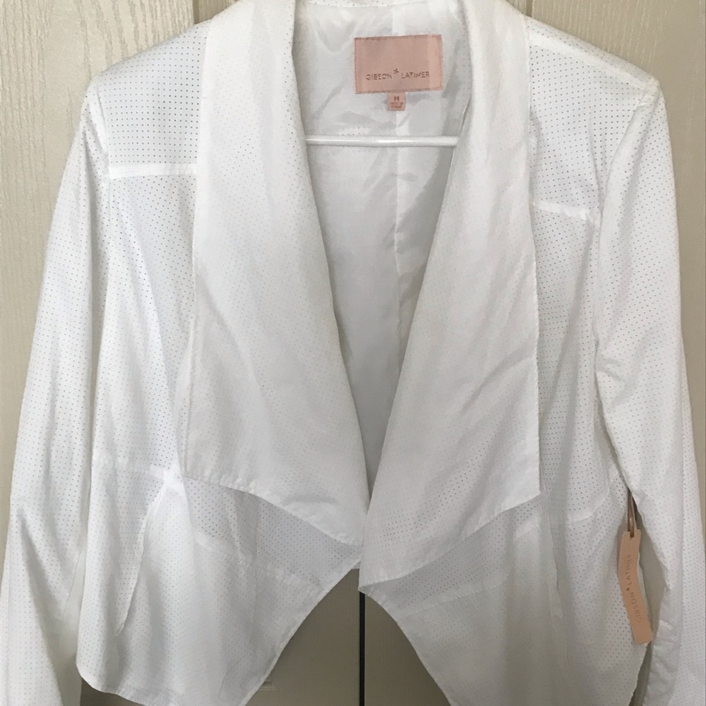 NWT Light weight white jacket